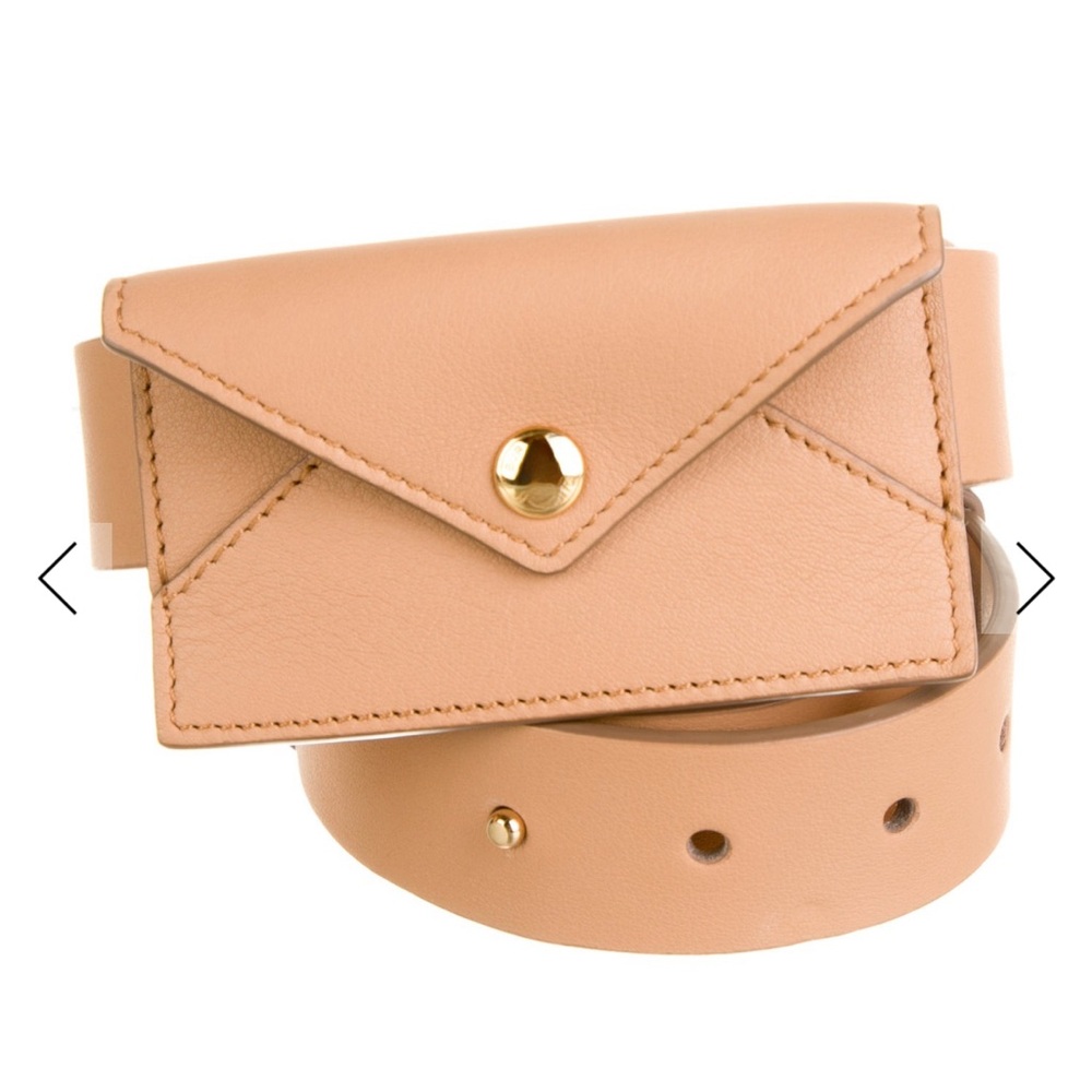 Burberry Tan Belt with Pouch